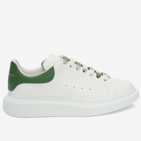 Alexander McQueen Women's Oversized Sneakers With Green Heel