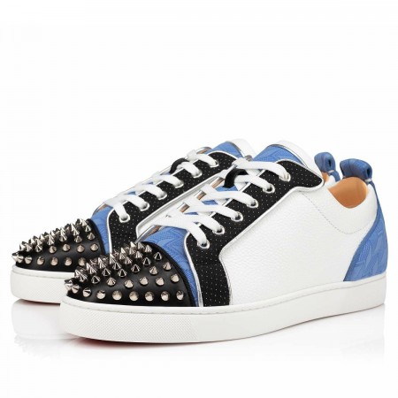 Christian Louboutin Men's Louis Junior Spikes Orlato Sneakers