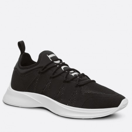 Dior Men's B25 Sneakers in Black Neoprene and Mesh