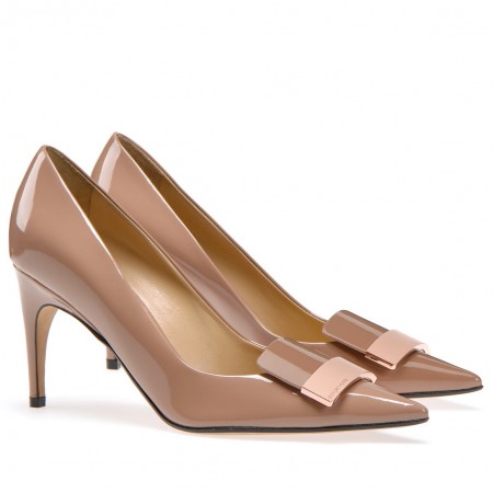 Sergio Rossi SR1 Pumps 75mm In Poudre Patent