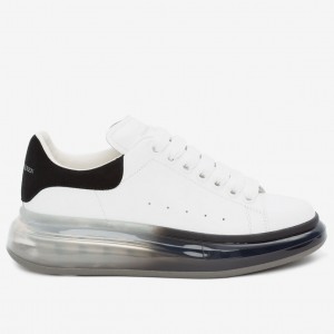 Alexander McQueen Women's Oversized Sneakers With Black Transparent Sole