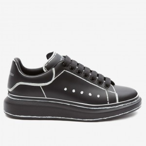 Alexander McQueen Women's Oversized Sneakers With White Outlines