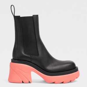 Bottega Veneta Flash Chelsea Boots with Pink Outsole