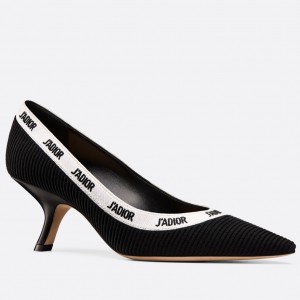 Dior J'Adior Pumps 65mm In Black Technical Fabric