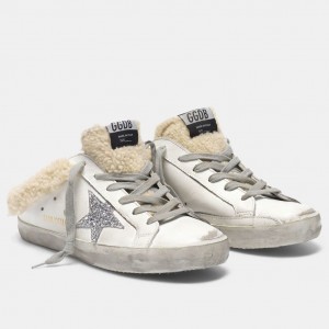 Golden Goose Women's Super-Star Sabots With Shearling-lined