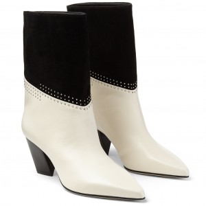 Jimmy Choo Bear 65mm Boots In Nappa Leather