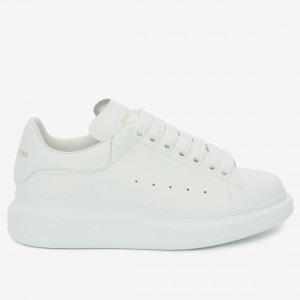 Alexander McQueen Men's White Oversized Sneakers