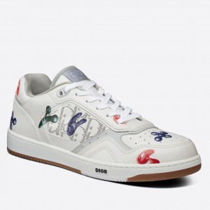 Dior & Kenny Scharf B27 Low-Top Sneakers With Printed Motif
