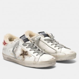 Golden Goose Women's Super-Star Sneakers With Shearling-lined