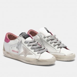 Golden Goose Women's Super-Star Sneakers with Lizard Heel