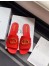 Dior 30 Montaigne Slides In Red Calfskin