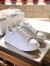 Alexander McQueen Men's White Oversized Sneakers
