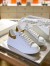 Alexander McQueen Men's Oversized Sneakers With Gold Heel