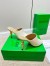 Bottega Veneta Knot Mules 90mm In White Lambskin