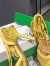 Bottega Veneta Stretch Sandals In Yellow Mesh