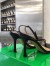 Bottega Veneta Stretch Sandals 90MM In Black Lambskin