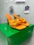 Bottega Veneta Stretch Sandals In Orange Stretch