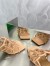 Bottega Veneta Stretch Twist Sandals In Beige Lambskin