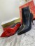 Christian Louboutin Birgikate 85mm Ankle Boots In Black Leather