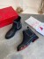 Christian Louboutin Black Capahutta Flat Ankle Boots