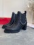 Christian Louboutin Black Capahutta 70MM Ankle Boots