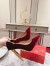 Christian Louboutin Lipchick Pumps 100mm In Red Velvet