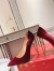 Christian Louboutin Lipchick Pumps 100mm In Red Velvet