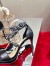 Christian Louboutin Choca Lux 100mm Sandals In Black Lambskin