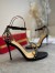 Christian Louboutin So Me 100mm Sandals In Black Lambskin