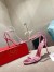 Christian Louboutin So Me 100mm Sandals In Pink Leather