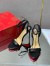 Christian Louboutin Loubigirl 100mm Sandals In Black Lambskin