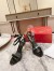 Christian Louboutin Lipqueen Sandals 100mm In Black Patent Leather