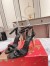 Christian Louboutin Lipqueen Sandals 100mm In Black Patent Leather