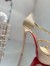 Christian Louboutin Nude So Spike Alta Sandals 150MM