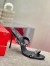 Christian Louboutin Just Chain 85mm Sandals In Black Leather