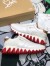 Christian Louboutin Men's Loubishark Sneakers In White Leather