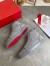 Christian Louboutin Men's Louis Orlato Flat Sneakers In Grey Suede