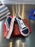 Christian Louboutin Women's Pedro Junior Sneakers In Navy Fabric