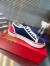 Christian Louboutin Women's Pedro Junior Sneakers In Navy Fabric