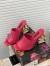 Dolce & Gabbana Fuchsia Patent Mules with DG Pop Heel 