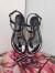 Dolce & Gabbana DG Thong Sandals In Black Patent Leather 