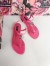 Dolce & Gabbana DG Thong Sandals In Pink Patent Leather