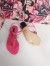 Dolce & Gabbana DG Thong Sandals In Pink Patent Leather