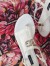 Dolce & Gabbana DG Thong Sandals In White Patent Leather