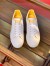 Dolce & Gabbana Men's Portofino Sneakers with Yellow Branded