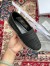 Dior Granville Espadrilles In Black Mesh Embroidery