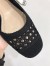 Dior J'Adior Slingback Ballerina Flats In Black Mesh Cannage Embroidery