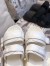 Dior D-Wander Slides In White Camouflage Fabric