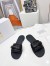 Dior Dio(r)evolution Slide Sandals In Black Calfskin