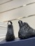 Dior Men's B28 High-Top Sneakers In Beige Oblique Jacquard